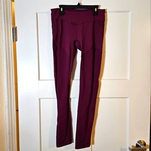 Lululemon leggings w/side pockets, Sz 4